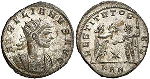 (274-275 d.C.). Aureliano. Antoniniano. ... 