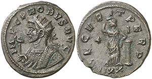 (281-282 d.C.). Probo. Antoniniano. (Spink ... 
