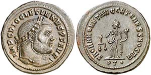 (300-303 d.C.). Diocleciano. Ticinum. ... 
