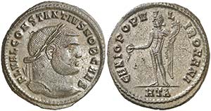 (297-298 d.C.). Constancio I, Cloro. ... 
