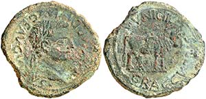 (14-37 d.C.). Tiberio.  Graccurris (Alfaro). ... 