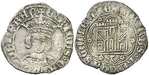 Enrique IV (1454-1474). Toledo. Medio ... 