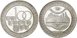 1978. Austria. 100 chelines. (Kr. 2936). ... 