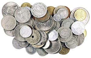 Lote de 63 monedas del centenario a Juan ... 