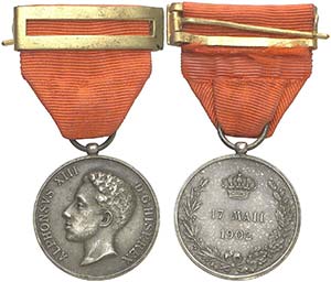 1902. Alfonso XIII. Mayoria de edad. (V. 598 ... 