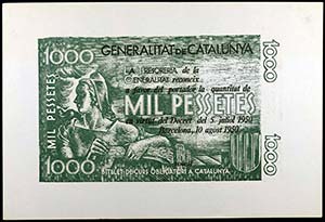 1950. Generalitat de Catalunya. 1000 ... 