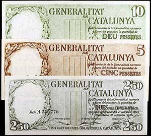 1936. Generalitat de Catalunya. 2,50 (serie ... 