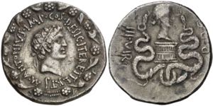 (39 a.C.). Marco Antonio y Octavia. Éfeso. ... 