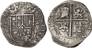 1596. Felipe II. Sevilla. B. 8 reales. (AC. ... 