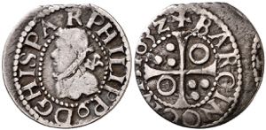 1632. Felipe IV. Barcelona. 1/2 croat. (AC. ... 