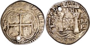 1653. Felipe IV. Potosí. E. 4 reales. (AC. ... 