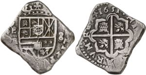 1651. Felipe IV. Burgos. BR. 8 reales. (AC. ... 