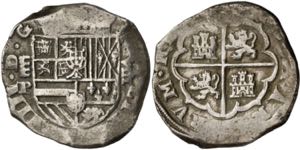 (1624). Felipe IV. Segovia. P. 8 reales. ... 