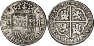 1660/59. Felipe IV. Segovia. BR. 8 reales. ... 