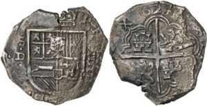 1624. Felipe IV. Sevilla. D. 8 reales. (AC. ... 