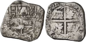 1662. Felipe IV. (Toledo). CA. 8 reales. ... 