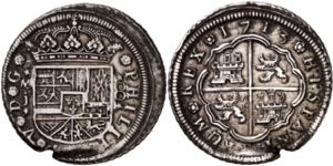 1713. Felipe V. Madrid. J. 8 reales. (AC. ... 