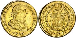 1786/5. Carlos III. Santa Fe de Nuevo Reino. ... 
