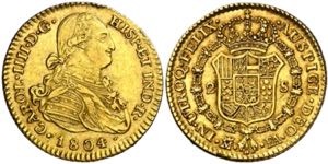 1804. Carlos IV. Madrid. FA. 2 escudos. (AC. ... 