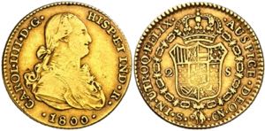 1800. Carlos IV. Sevilla. CN. 2 escudos. ... 