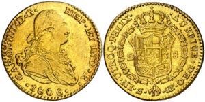 1806. Carlos IV. Sevilla. CN. 2 escudos. ... 