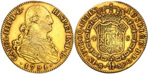 1791. Carlos IV. Madrid. MF. 4 escudos (AC. ... 