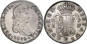 1812. Fernando VII. Cádiz. CJ. 8 reales. ... 