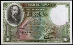 1935. 1000 pesetas. (Ed. C13) (Ed. 362). 25 ... 