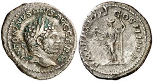 (215 d.C.). Caracalla. Denario. (Spink 6841) ... 