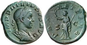(247 d.C.). Filipo II. Sestercio. (Spink ... 