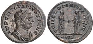 (276 d.C.). Tácito. Antoniniano. (Spink ... 