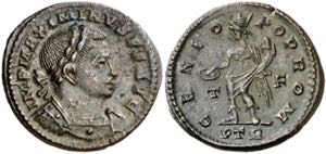 (310-313 d.C.). Maximino II, Daza. Treveri. ... 