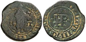 1611. Felipe III. Perpinyà. 1 ternet. (AC. ... 