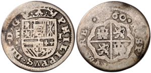1660. Felipe IV. Segovia. 1 real. (AC. 800). ... 