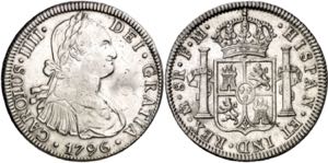 1796. Carlos IV. México. FM. 8 reales. (AC. ... 