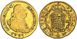 1791. Carlos IV. Madrid. MF. 1 escudo. (AC. ... 