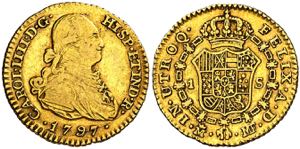 1797. Carlos IV. Madrid. MF. 1 escudo. (AC. ... 