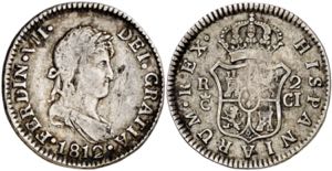 1812. Fernando VII. Cádiz. CI. 2 reales. ... 