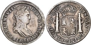 1821. Fernando VII. Durango. CG. 8 reales. ... 
