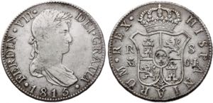 1815. Fernando VII. Madrid. GJ. 8 reales. ... 