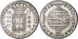 Brasil. 1817. Juan, Príncipe Regente. 960 ... 