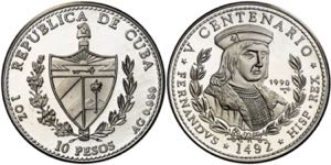 Cuba. 1990 10 pesos. (Kr. 263). V ... 