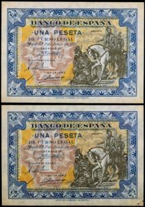 1940. 1 peseta. (Ed. D42a) (Ed. 441a). 1 de ... 