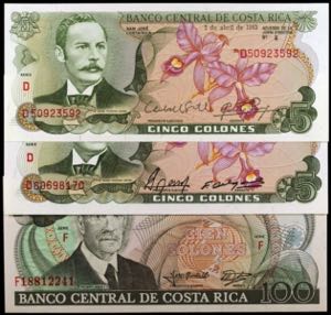 Costa Rica. 1983 y 1990 (dos). Banco ... 