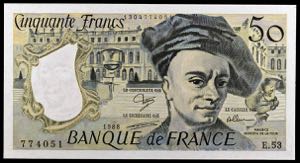 Francia. 1988. Banco de Francia. 50 francos. ... 