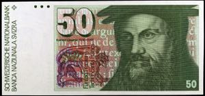 Suiza. 1988. Banco Nacional. 50 francos. ... 