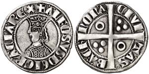 Alfons II (1285-1291). Barcelona. Croat. ... 