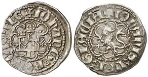 Juan II (1406-1454). Burgos. Sexto de real. ... 