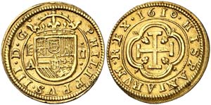 1610/1600. Felipe III. Segovia. A/C. 2 ... 