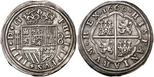1660. Felipe IV. Segovia. . 8 reales. (Cal. ... 